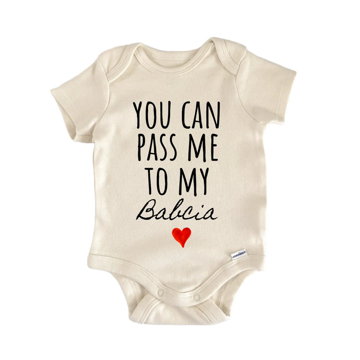 Babcia Announcement Baby Gift Baby Bodysuit