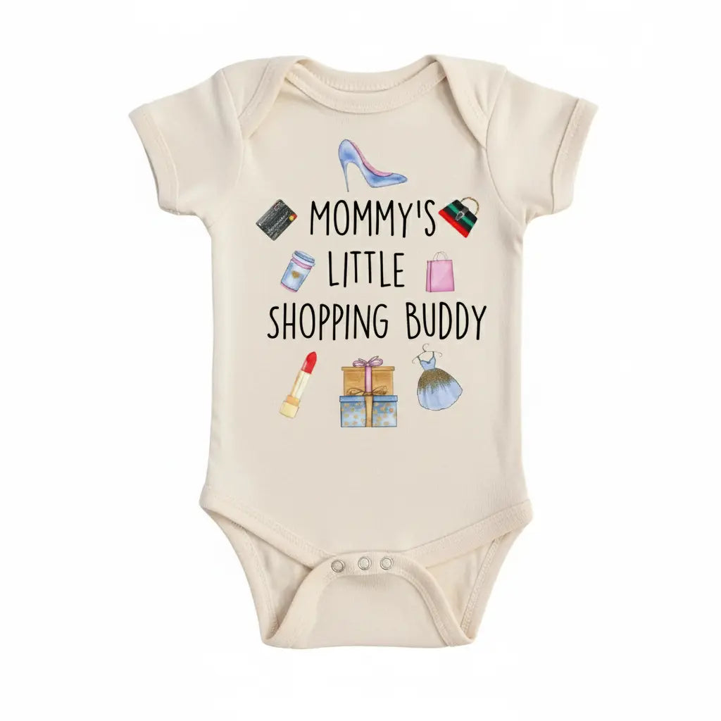 Shopping Mommy - Baby Boy Girl Clothes Infant Onesie® Funny Cute Newborn GS1  Funny Cute Onesie® | North Fork Forager LLC