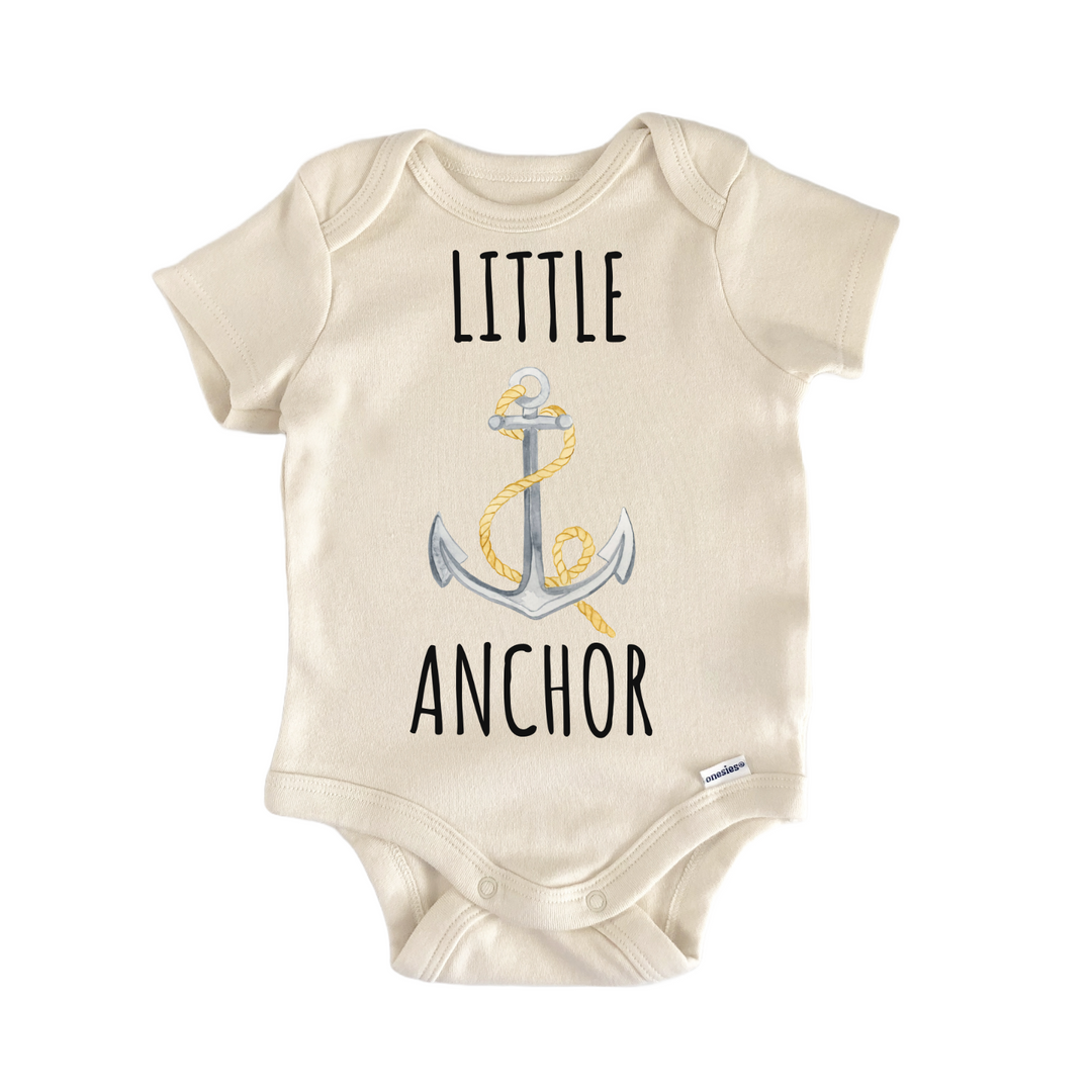 Little Anchor Nautical Boat Ship Baby Gift Baby Onesie®