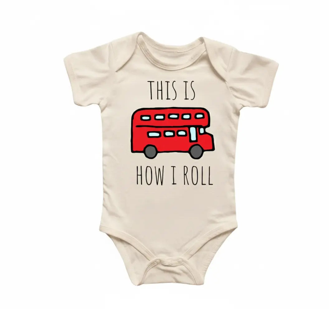 England Bus London - Baby Boy Girl Clothes Infant Bodysuit Funny Cute Newborn  Funny Cute Onesie® | North Fork Forager LLC