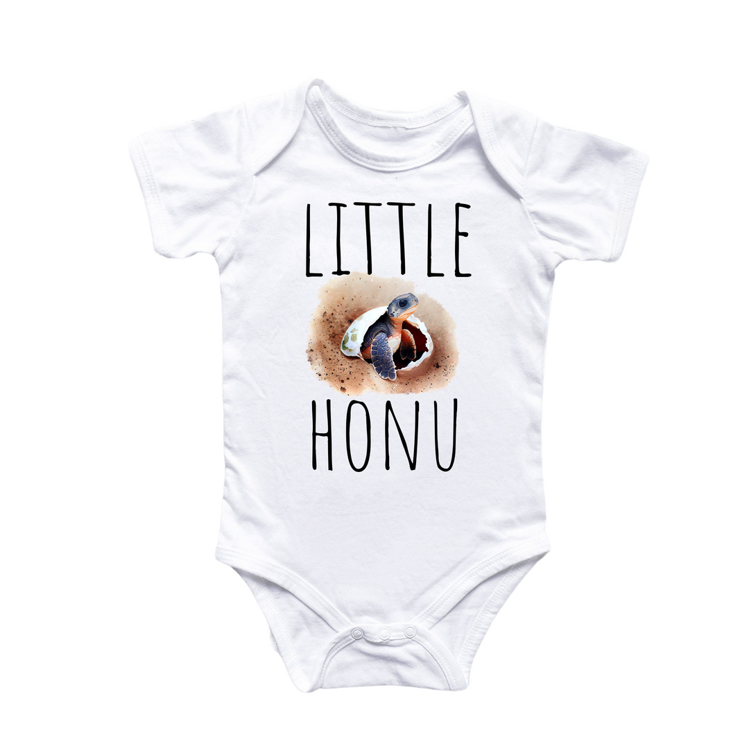 a white bodysuit with a picture of a horse on it