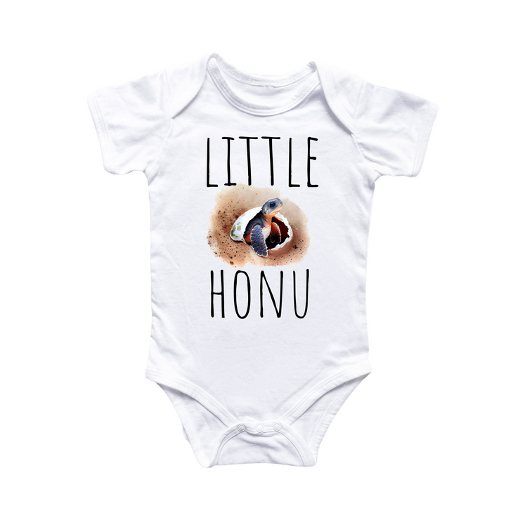 a white bodysuit with a picture of a horse on it