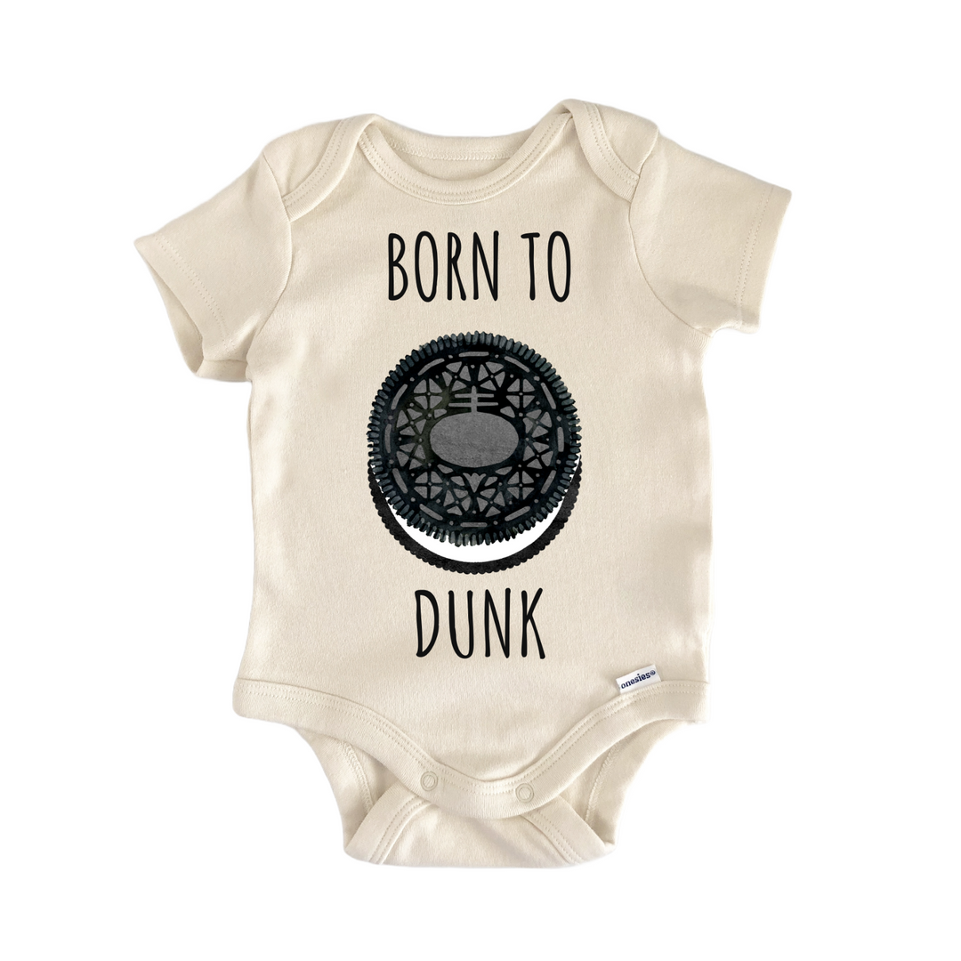 Born To Dunk Cookie Sandwich Baby Gift Baby Onesie®