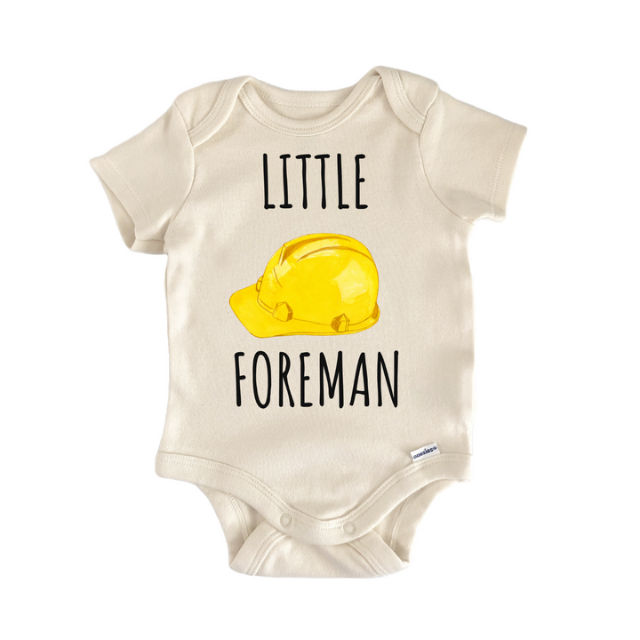 Little Foreman Construction Hardhat Baby Gift Baby Onesie®