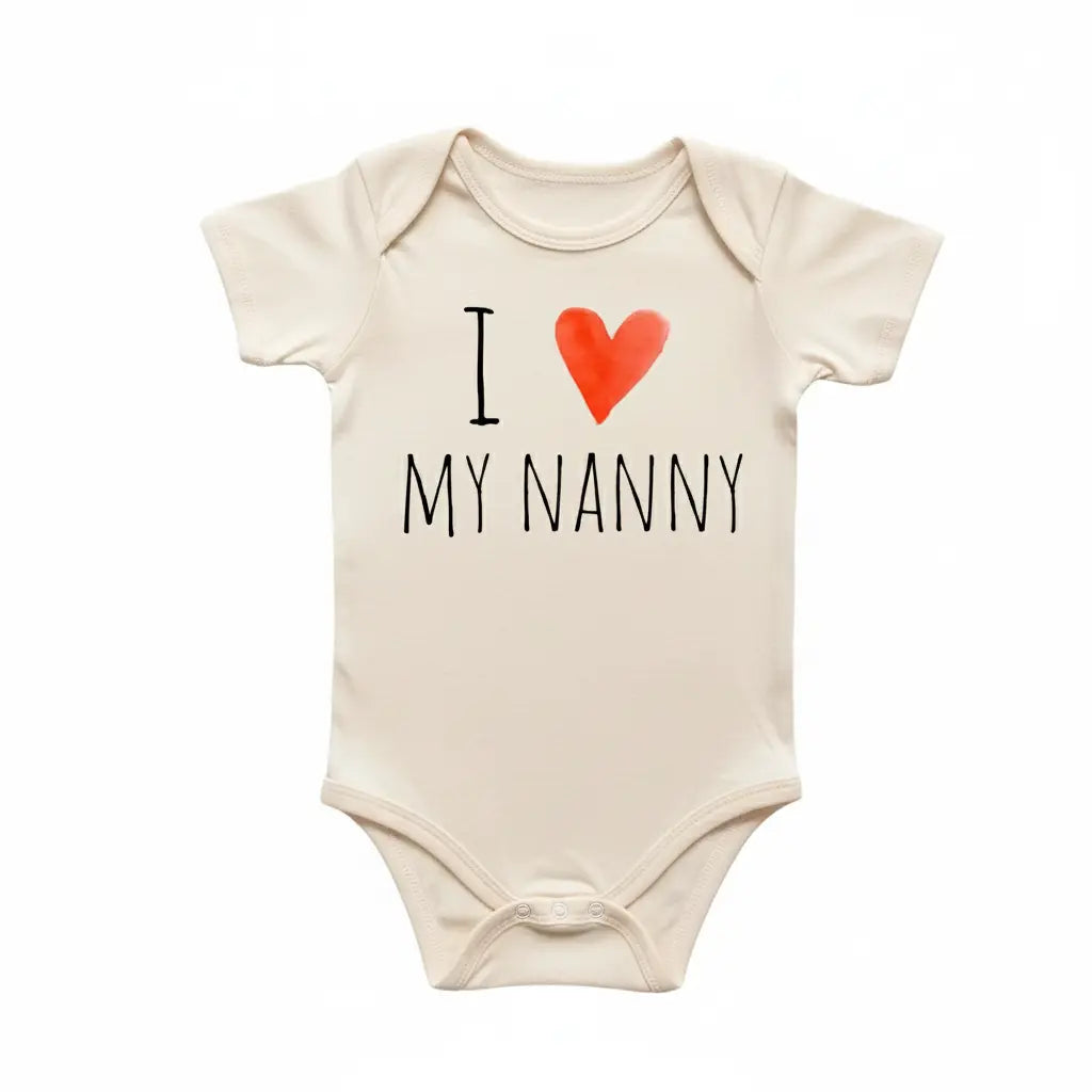 Nanny Nana Grandma - Baby Boy Girl Clothes Infant Onesie® Funny Cute Newborn GS1  Funny Cute Onesie® | North Fork Forager LLC