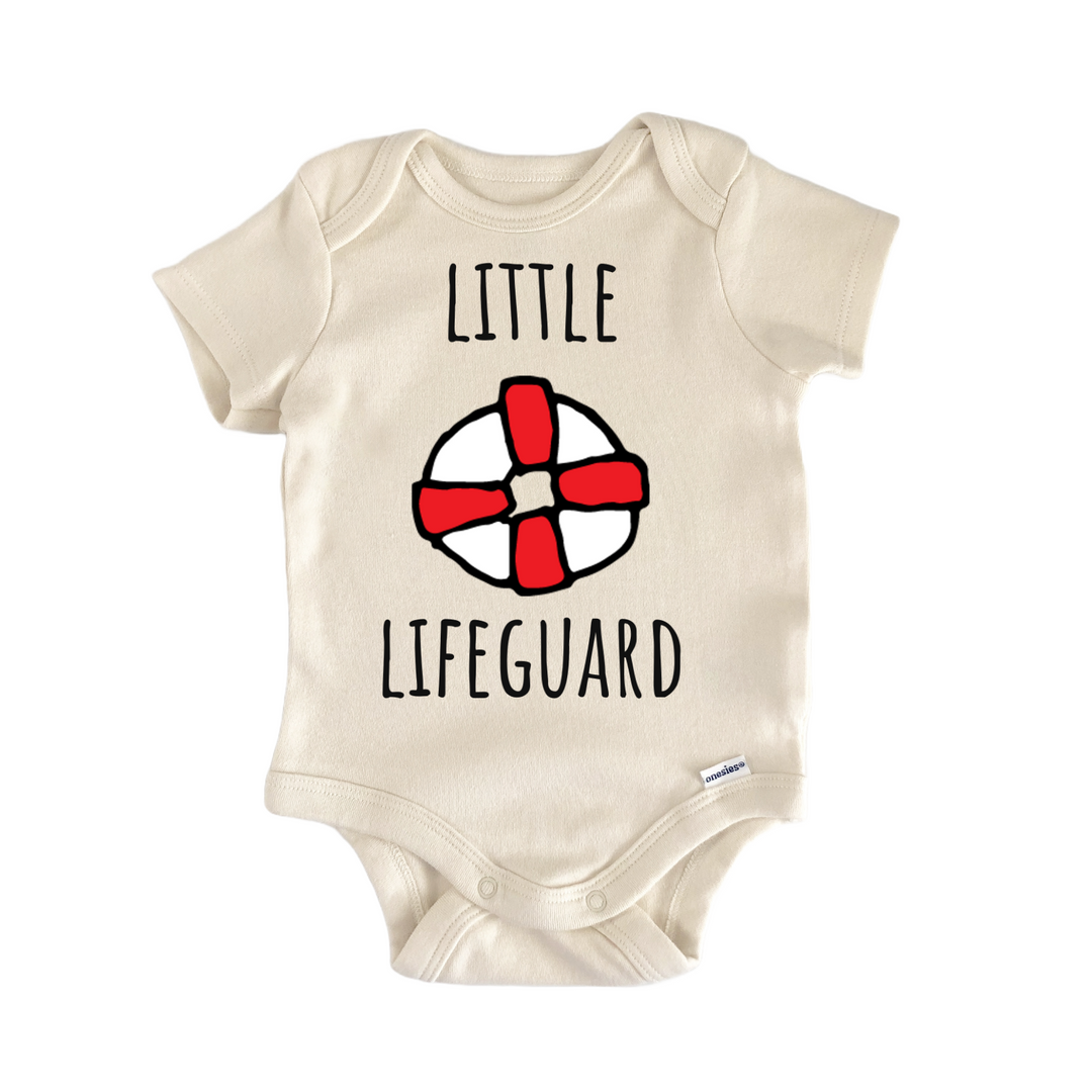 Little Lifeguard Beach Swimming Pool Baby Gift Baby Bodysuit