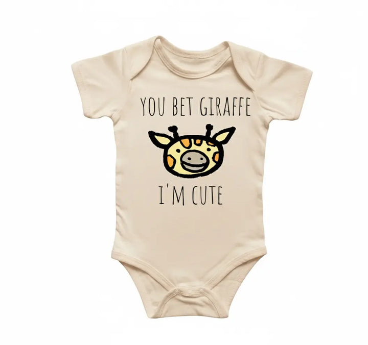 Giraffe Safari Animal - Baby Boy Girl Clothes Infant Bodysuit Funny Cute Newborn  Funny Cute Onesie® | North Fork Forager LLC