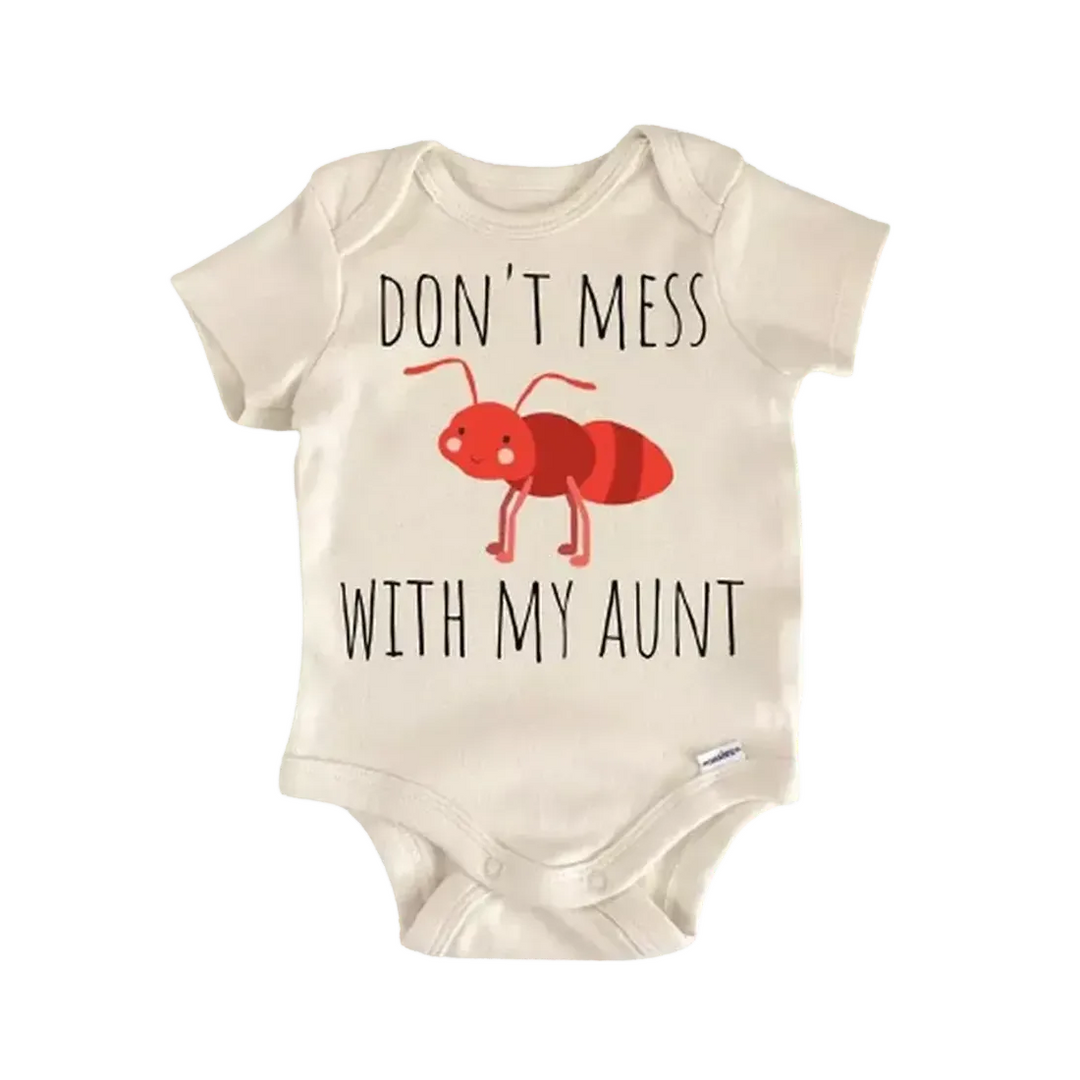 Auntie Aunt Ant - Baby Boy Girl Clothes Infant Onesie® Funny Cute Newborn GS1 BBY  Funny Cute Onesie® | North Fork Forager LLC