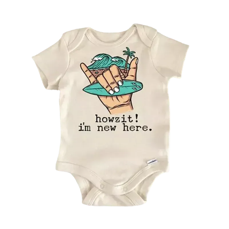 Hawaii Hawaiian  - Baby Boy Girl Clothes Infant Bodysuit Funny Cute Newborn  Funny Cute Onesie® | North Fork Forager LLC
