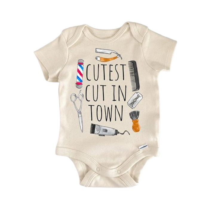Barber Hairdresser Haircut - Baby Boy Girl Clothes Infant Bodysuit Funny Cute Newborn  Funny Cute Onesie® | North Fork Forager LLC