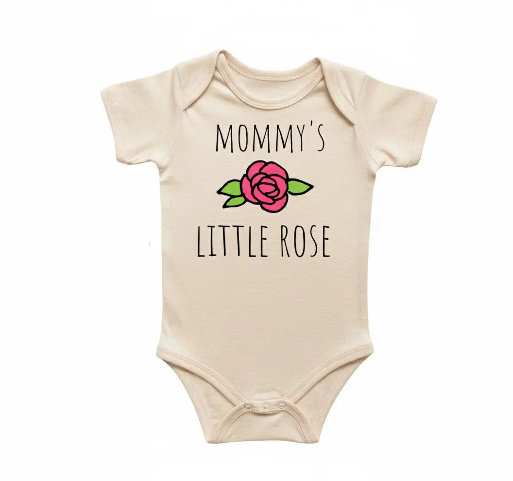 Rose Flower - Baby Boy Girl Clothes Infant Bodysuit Funny Cute Newborn  Funny Cute Onesie® | North Fork Forager LLC