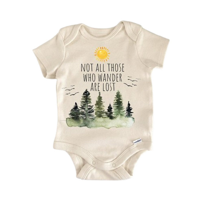 Adventure Woodland Travel - Baby Boy Girl Clothes Infant Bodysuit Funny Cute Newborn  Funny Cute Onesie® | North Fork Forager LLC