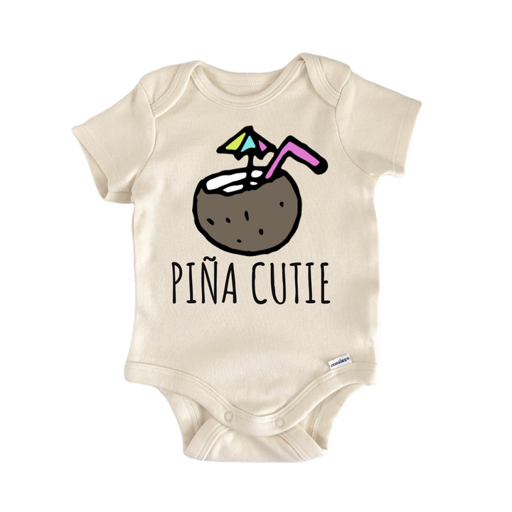 Pina Colada Cocktail Coconut Baby Gift Baby Onesie®