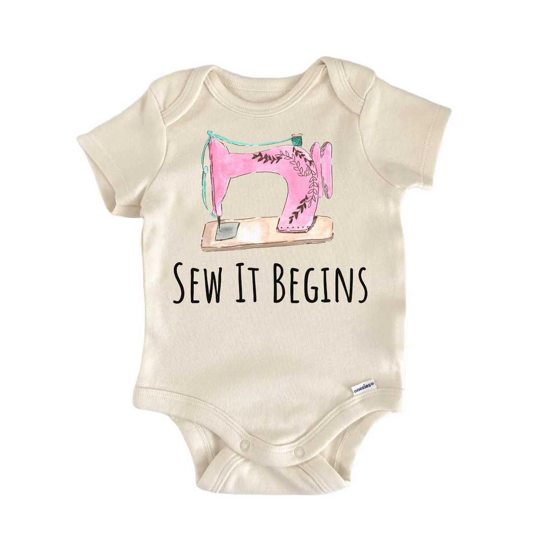 Sewing Machine Seamstress Thread Baby Gift Baby Onesie®