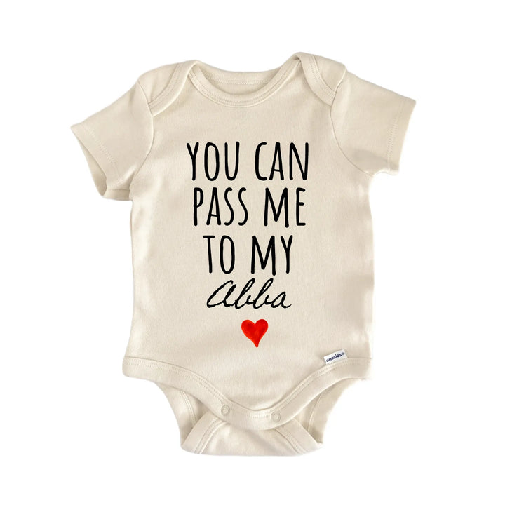 Abba Announcement Baby Gift Baby Bodysuit