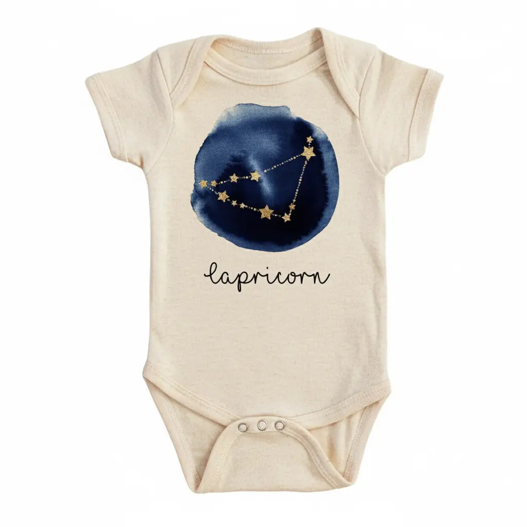 Capricorn Zodiac - Baby Boy Girl Clothes Infant Onesie® Funny Cute Newborn GS1  Funny Cute Onesie® | North Fork Forager LLC