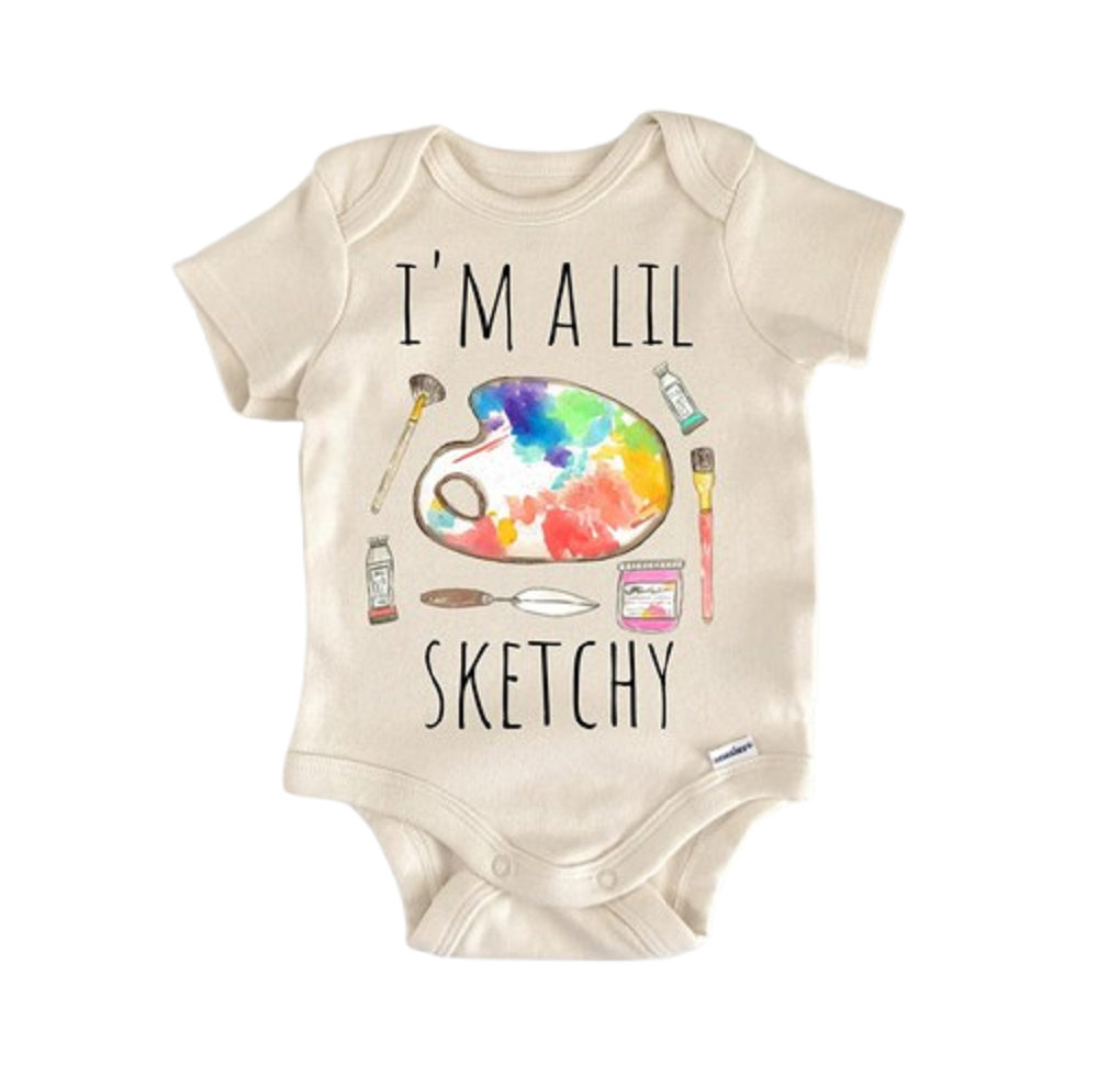 Painter Graphic Designer Artist - Baby Boy Girl Clothes Infant Bodysuit Funny Cute Newborn  Funny Cute Onesie® | North Fork Forager LLC