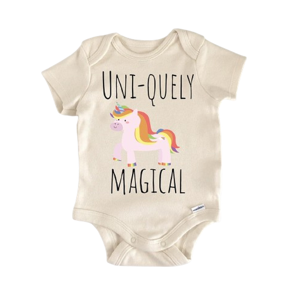Unicorn Magical Magic - Baby Boy Girl Clothes Infant Bodysuit Funny Cute Newborn  Funny Cute Onesie® | North Fork Forager LLC