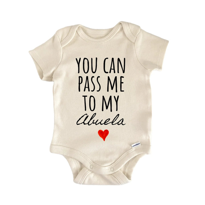 Abuela Announcement Baby Gift Baby Bodysuit