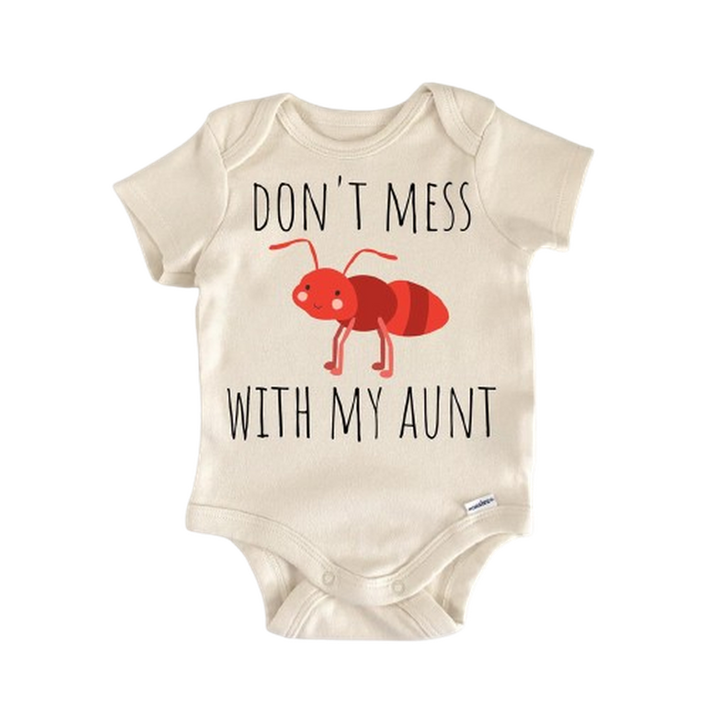 Auntie Aunt Ant - Baby Boy Girl Clothes Infant Bodysuit Funny Cute Newborn