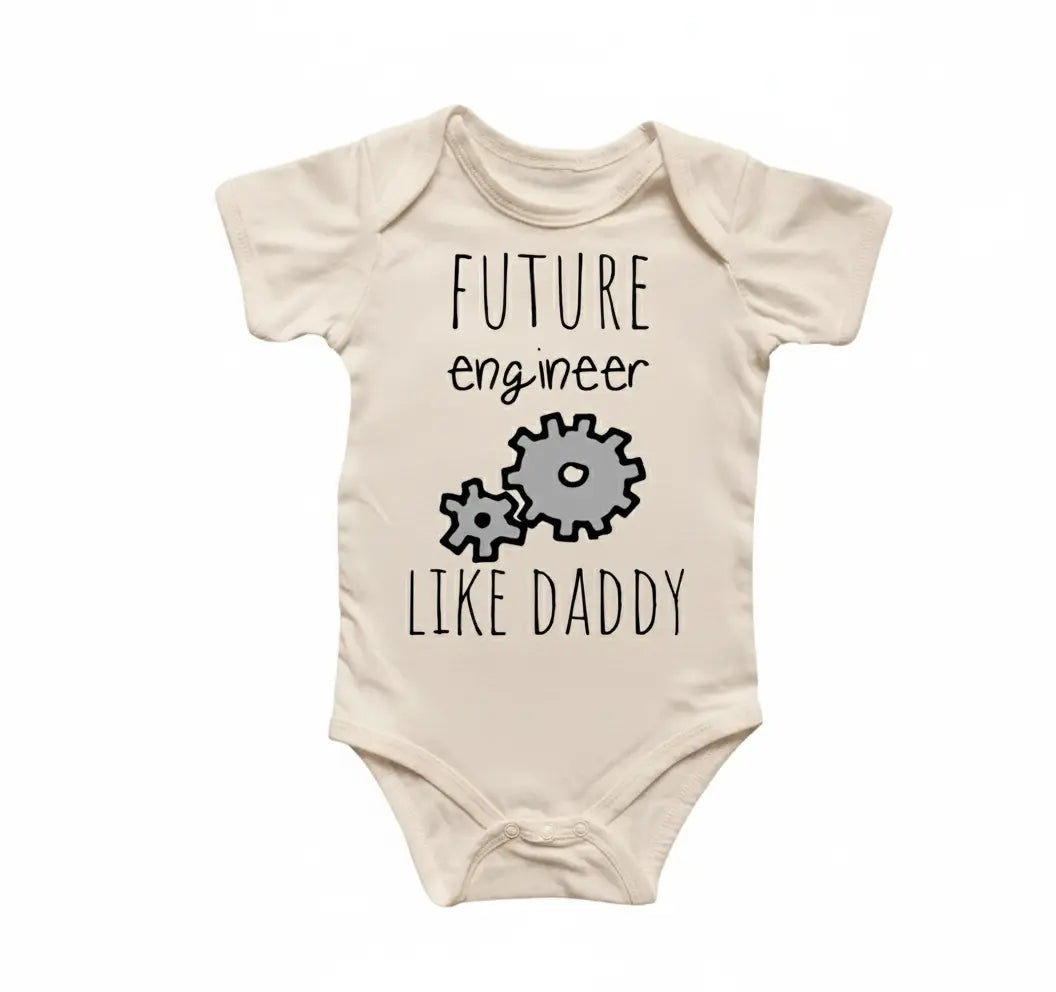 Engineer - Baby Boy Girl Clothes Infant Bodysuit Funny Cute Newborn 2  Funny Cute Onesie® | North Fork Forager LLC