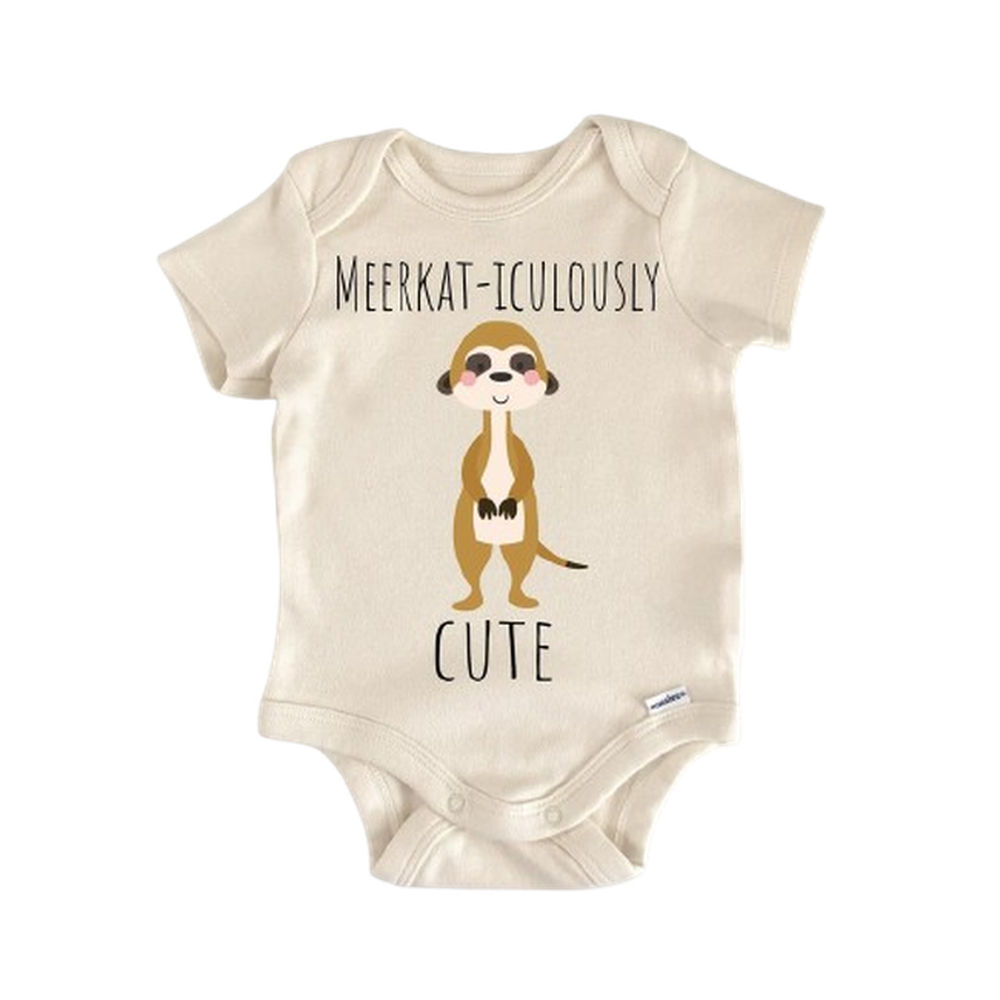 Meerkat Animal - Baby Boy Girl Clothes Infant Bodysuit Funny Cute Newborn