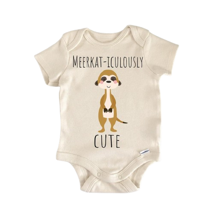 Meerkat Animal - Baby Boy Girl Clothes Infant Bodysuit Funny Cute Newborn