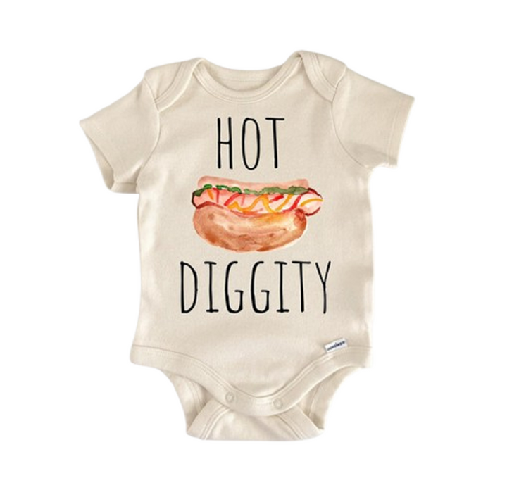 Hot Dog Diggity Foodie - Baby Boy Girl Clothes Infant Bodysuit Funny Cute Newborn  Funny Cute Onesie® | North Fork Forager LLC