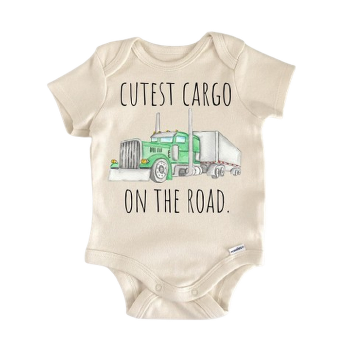 Trucking Trucker Truck - Baby Boy Girl Clothes Infant Bodysuit Funny Cute Newborn  Funny Cute Onesie® | North Fork Forager LLC