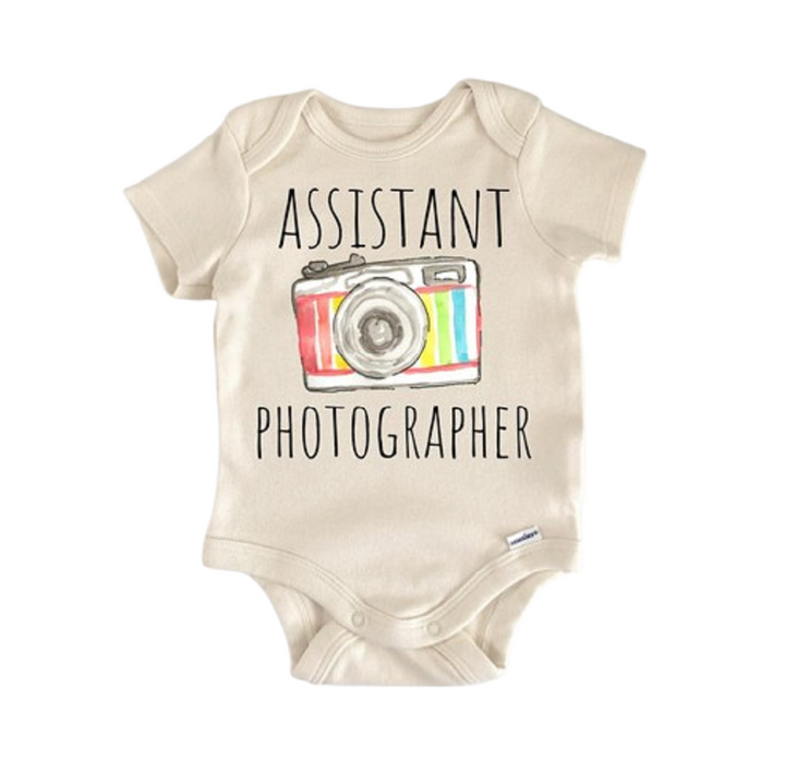 Photographer Photography Camera - Baby Boy Girl Clothes Infant Bodysuit Funny Cute
