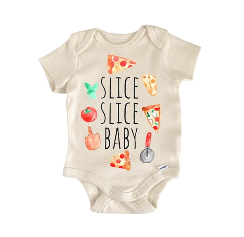 Pizza Slice Pizzeria - Baby Boy Girl Clothes Infant Bodysuit Funny Cute Newborn  Funny Cute Onesie® | North Fork Forager LLC