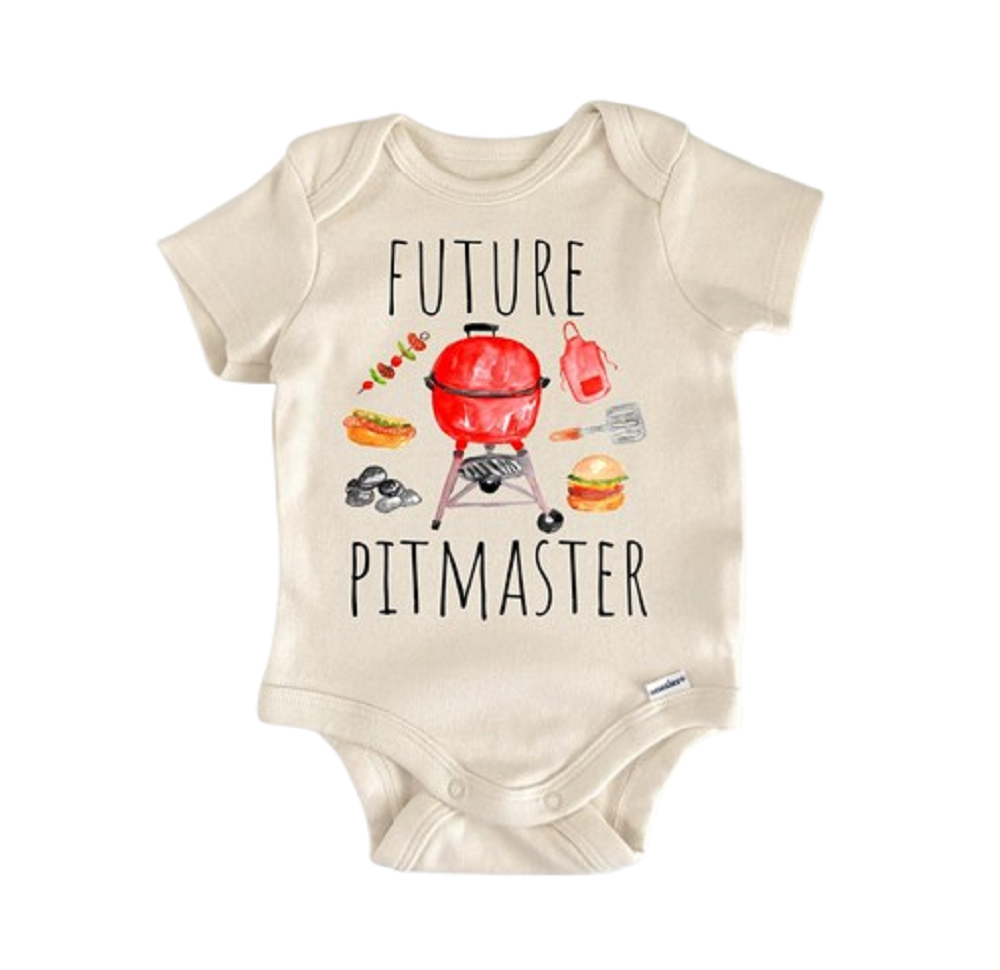 Barbeque Bbq Grill Master Steak Meat - Baby Boy Girl Clothes Infant Bodysuit Funny  Cute Newborn GS2