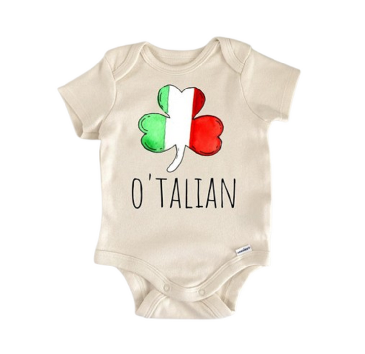 Irish Ireland Italy Italian - Baby Boy Girl Clothes Infant Bodysuit Funny Cute Newborn  Funny Cute Onesie® | North Fork Forager LLC