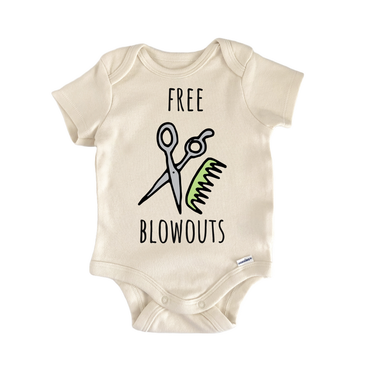 Free Blowouts Hairdresser Barber Salon Baby Gift Baby Onesie®
