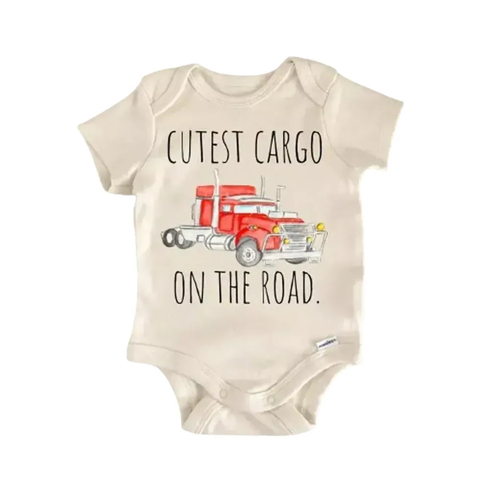 Trucking Trucker Truck - Baby Boy Girl Clothes Infant Bodysuit Funny Cute Newborn  Funny Cute Onesie® | North Fork Forager LLC