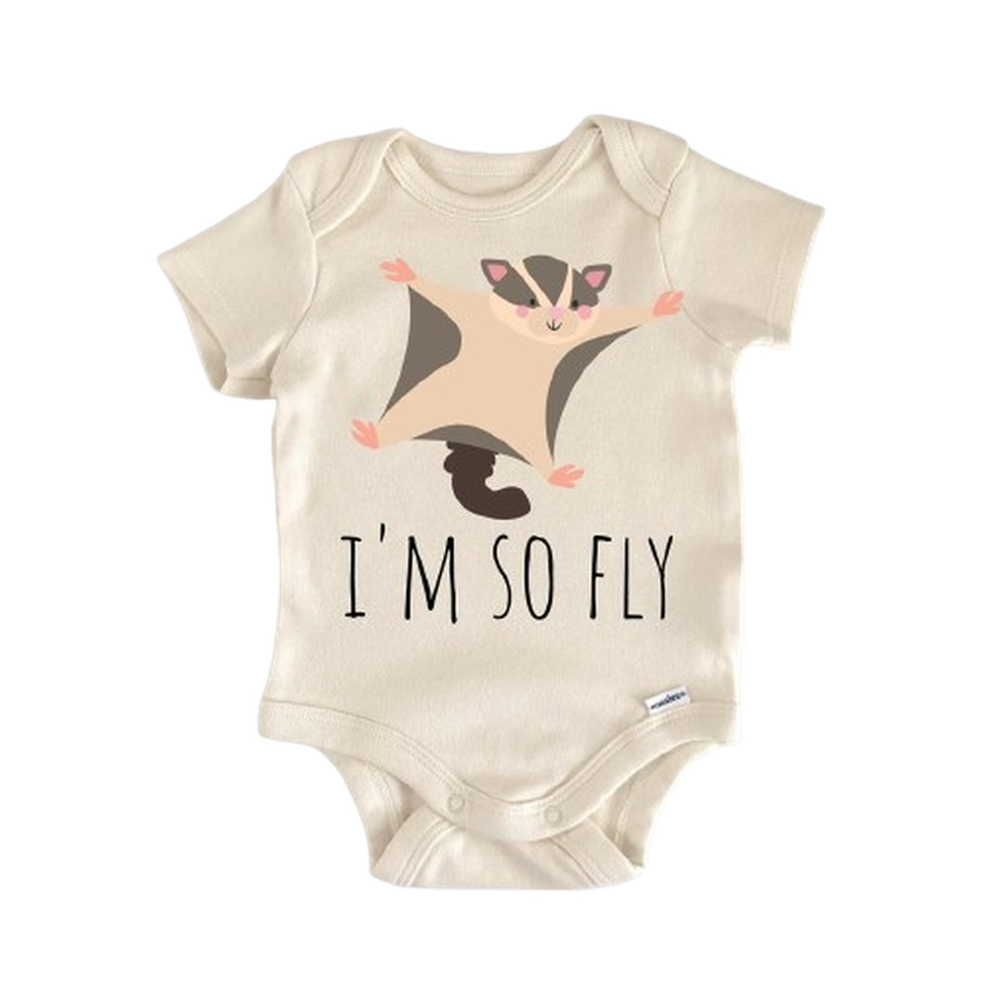 Sugar Glider Rodent - Baby Boy Girl Clothes Infant Bodysuit Funny Cute Newborn  Funny Cute Onesie® | North Fork Forager LLC