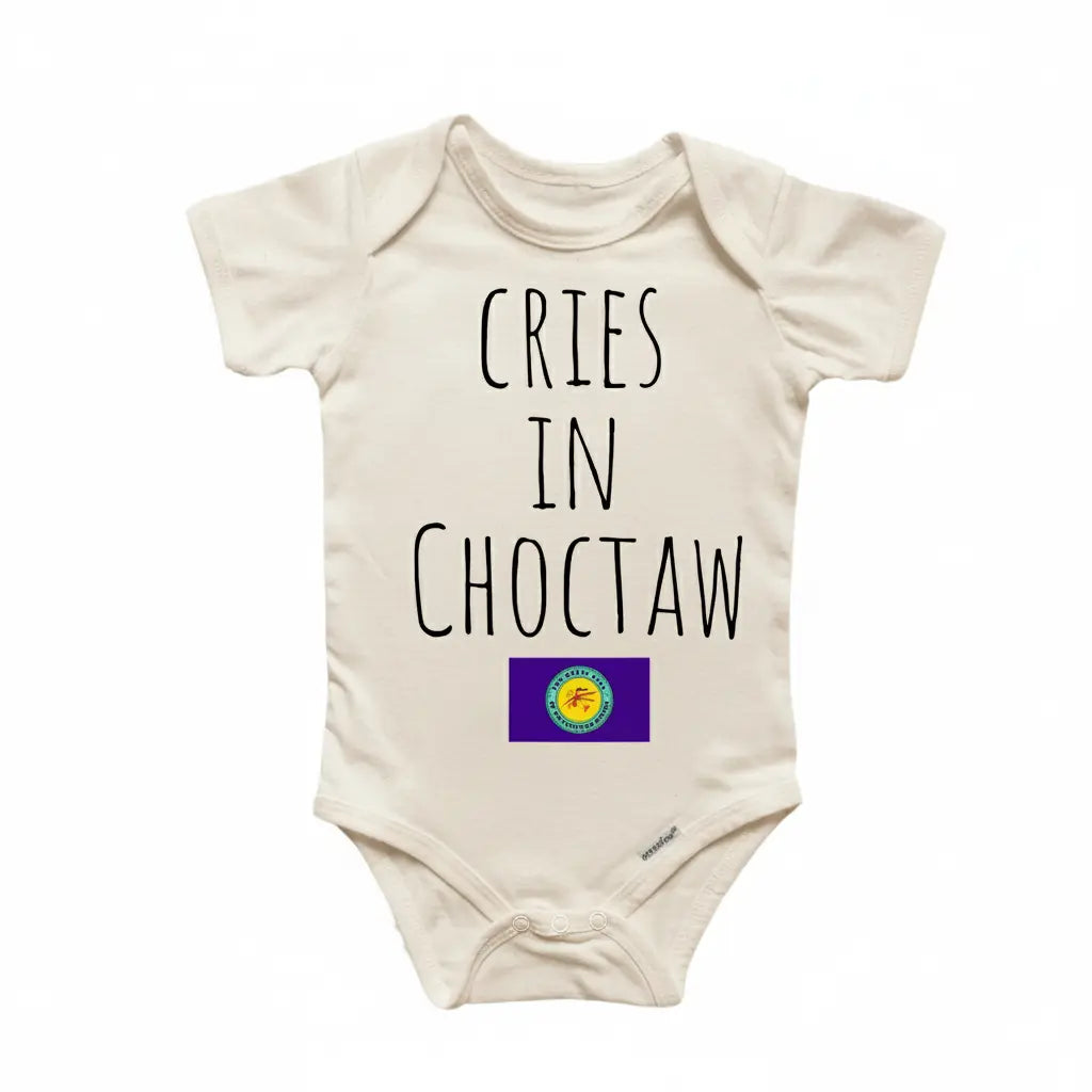 Choctaw Native American - Baby Boy Girl Clothes Infant Bodysuit Funny Cute Newborn  Funny Cute Onesie® | North Fork Forager LLC