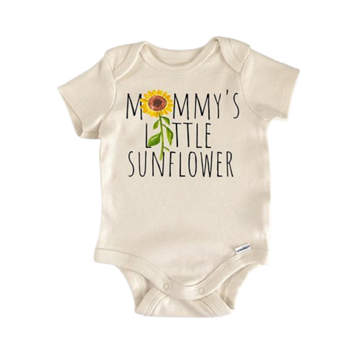 Sunflower Floral Spring - Baby Boy Girl Clothes Infant Bodysuit Funny Cute Newborn