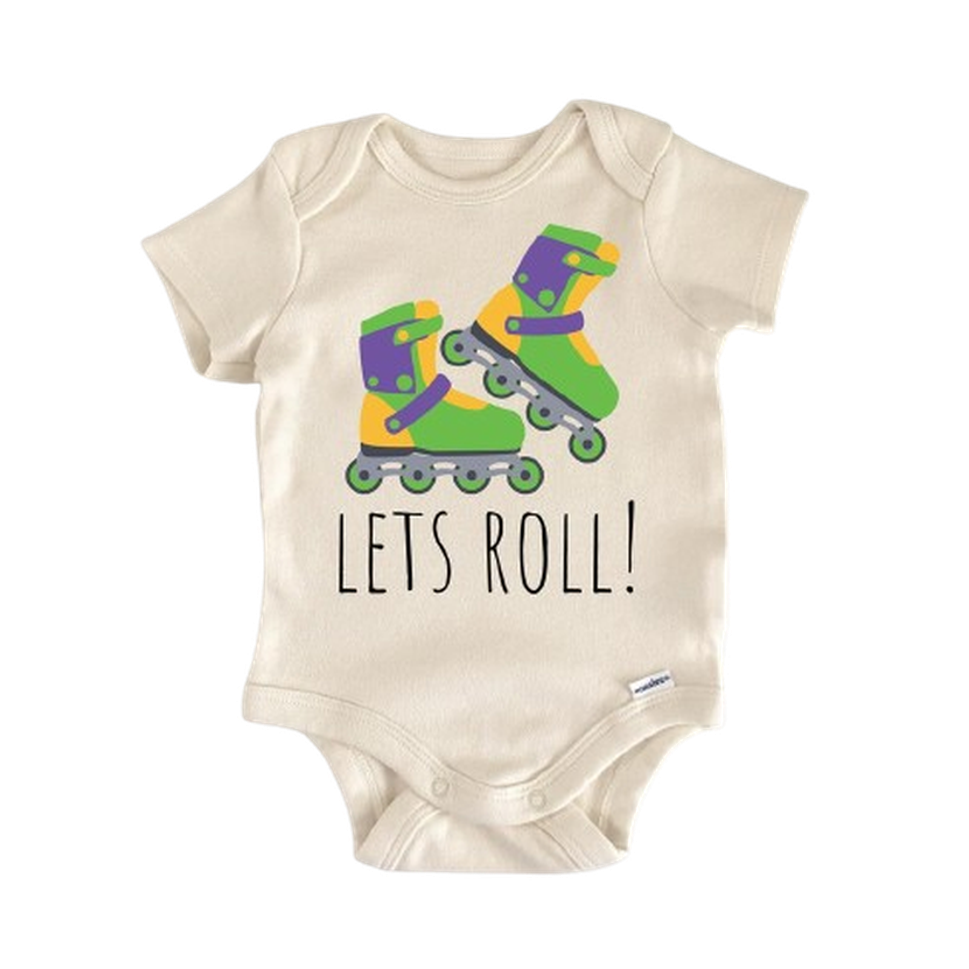 Roller Skate Inline - Baby Boy Girl Clothes Infant Bodysuit Funny Cute Newborn  Funny Cute Onesie® | North Fork Forager LLC
