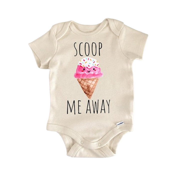 Ice Cream Summer July 4th - Baby Boy Girl Clothes Infant Bodysuit Funny Cute Newborn