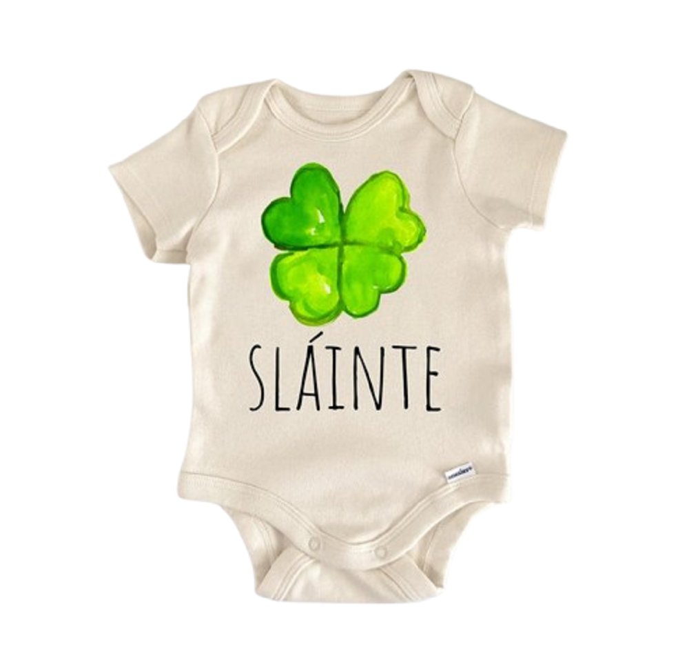 Irish Ireland St. Patricks Day - Baby Boy Girl Clothes Infant Bodysuit Funny Cute  Funny Cute Onesie® | North Fork Forager LLC