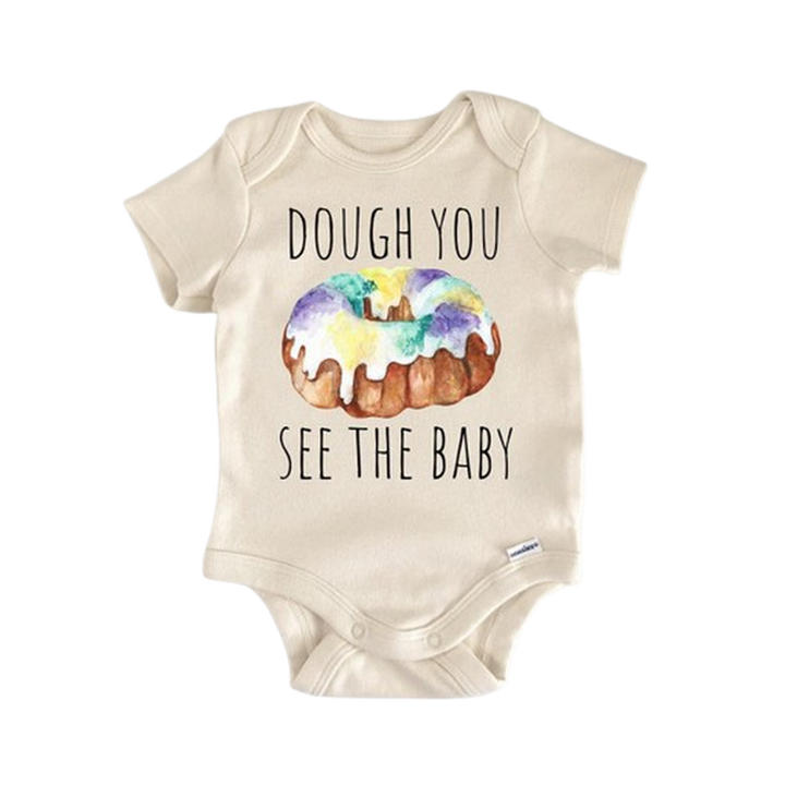 Mardi Gras New Orleans King Cake - Baby Boy Girl Clothes Infant Bodysuit Funny Cute  Funny Cute Onesie® | North Fork Forager LLC