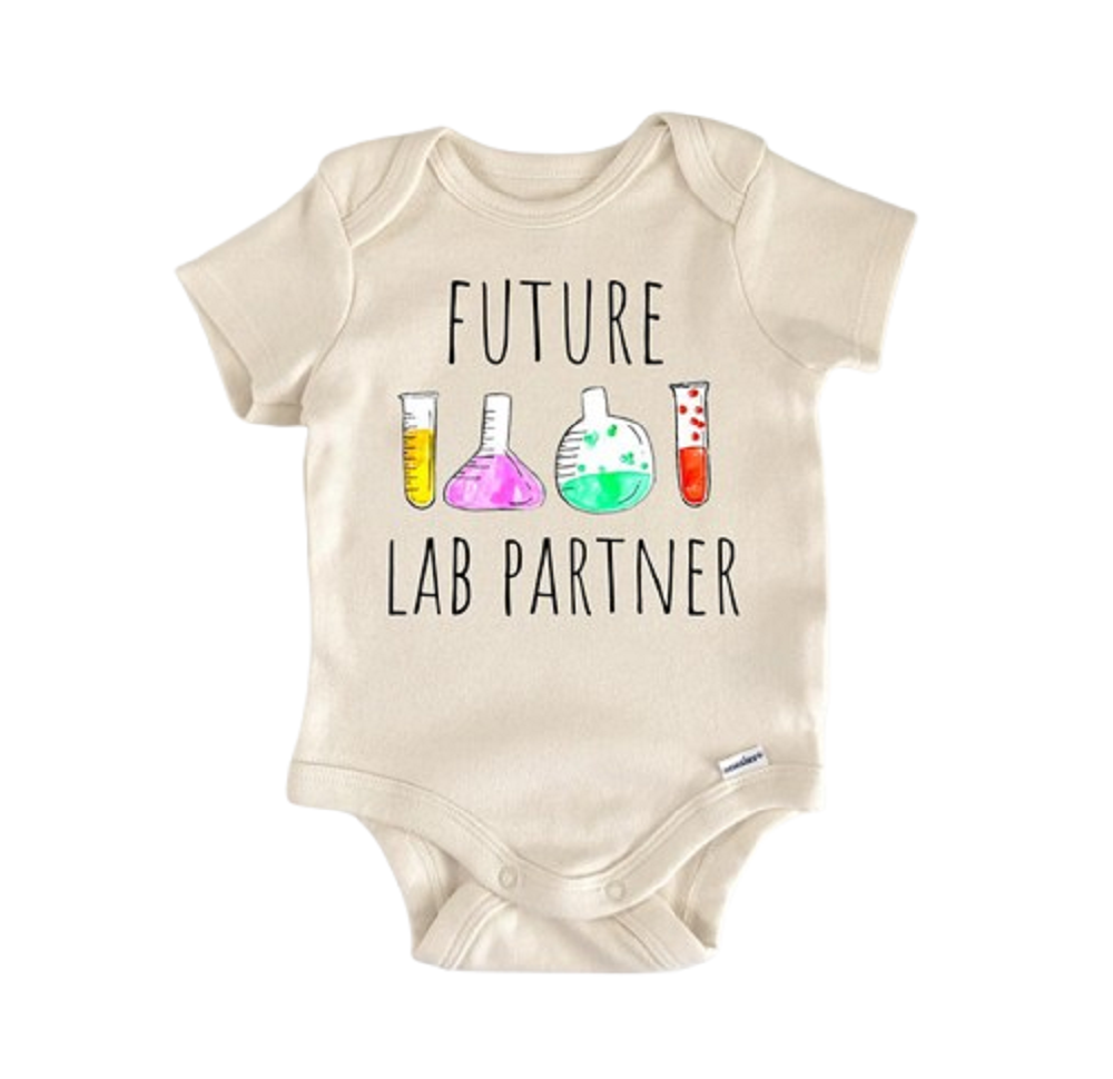 Science Lab Partner  - Baby Boy Girl Clothes Infant Bodysuit Funny Cute Newborn  Funny Cute Onesie® | North Fork Forager LLC