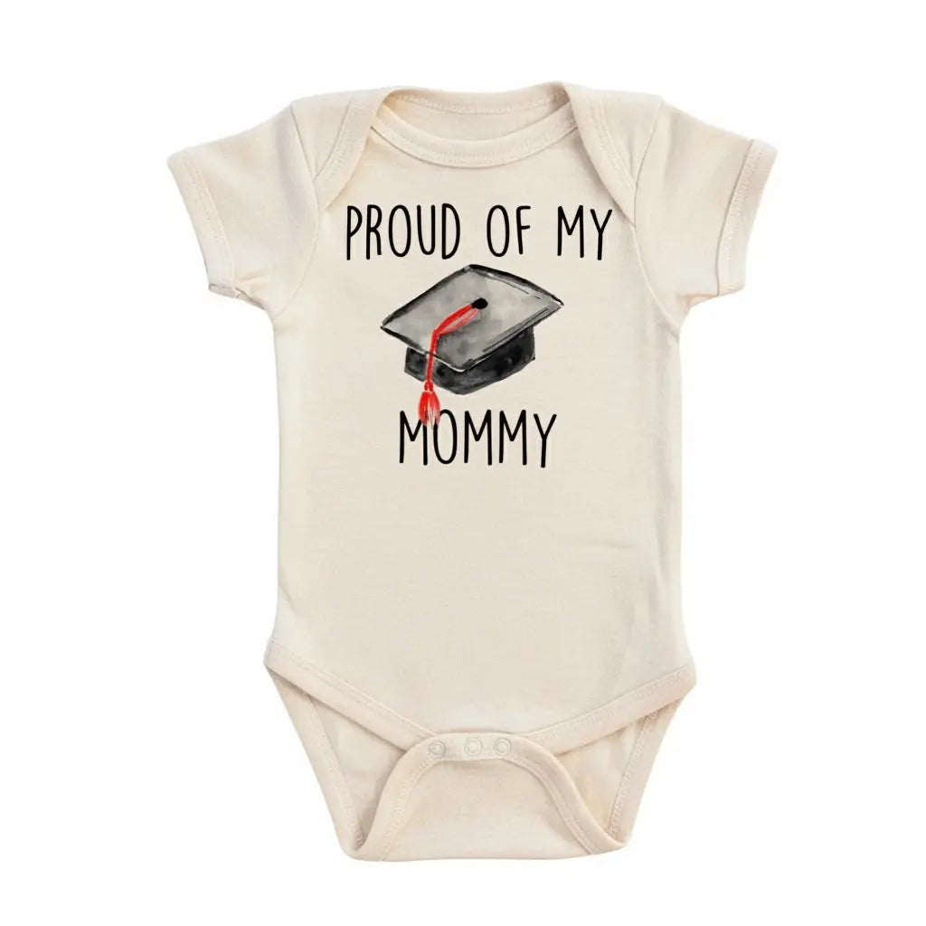 Mom Graduation - Baby Boy Girl Clothes Infant Onesie® Funny Cute Newborn GS1  Funny Cute Onesie® | North Fork Forager LLC