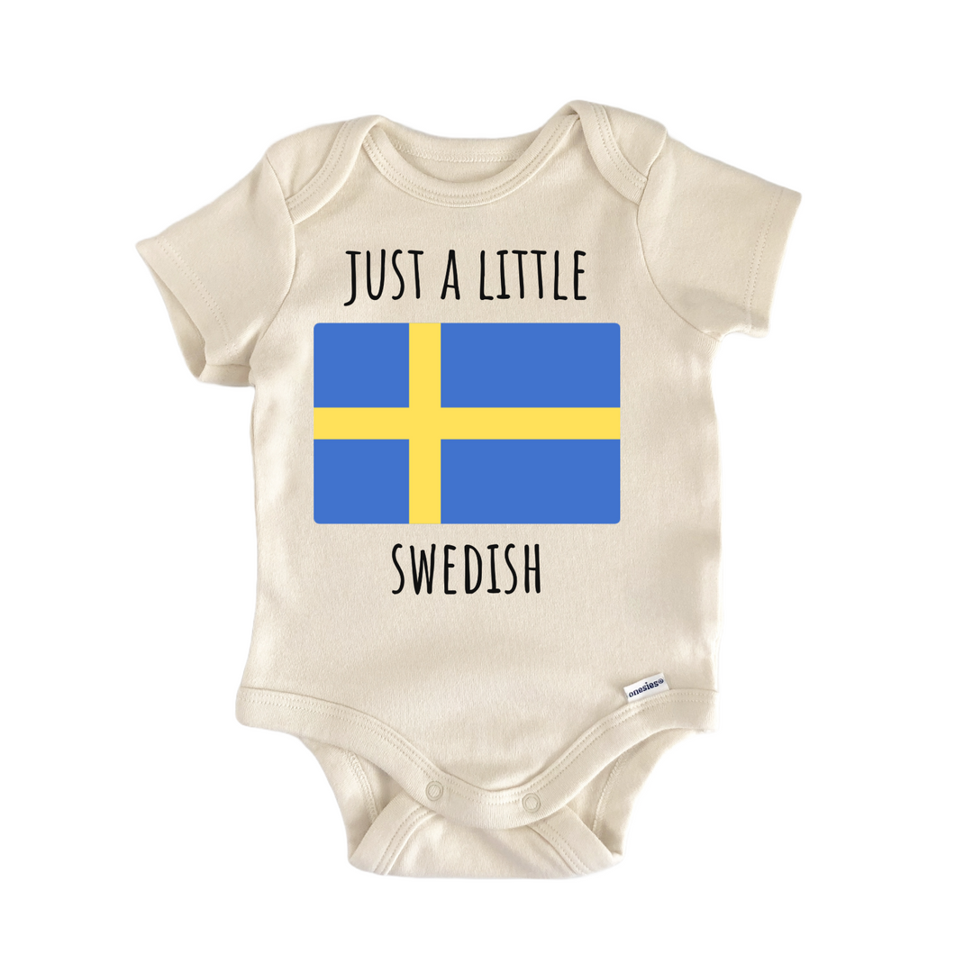 Sweden Swedish Baby Gift Baby Bodysuit