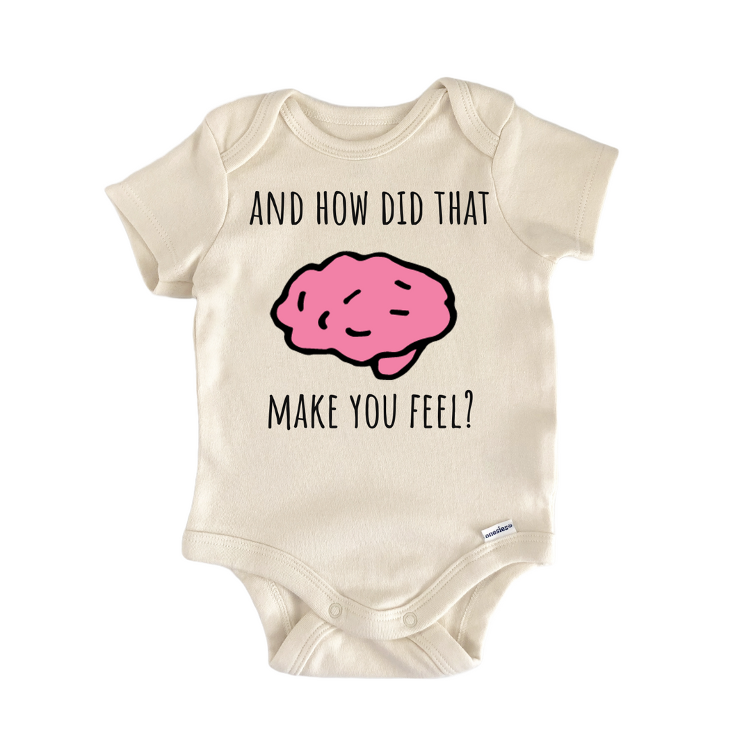 Psychologist Brain Psychology Feel Baby Gift Baby Bodysuit