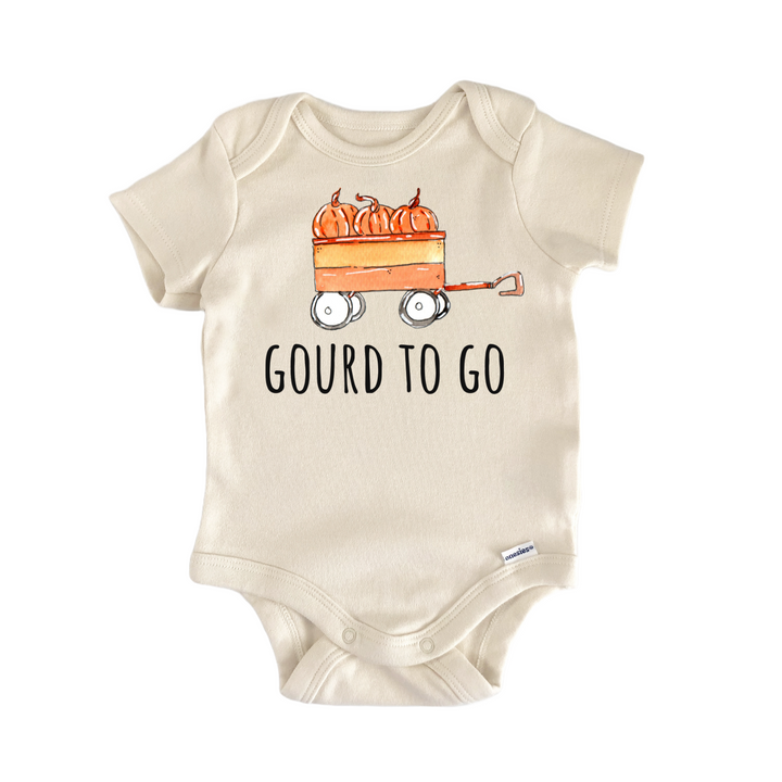 Pumpkin Cart Gourd To Go Fall Infant Gift Baby Bodysuit