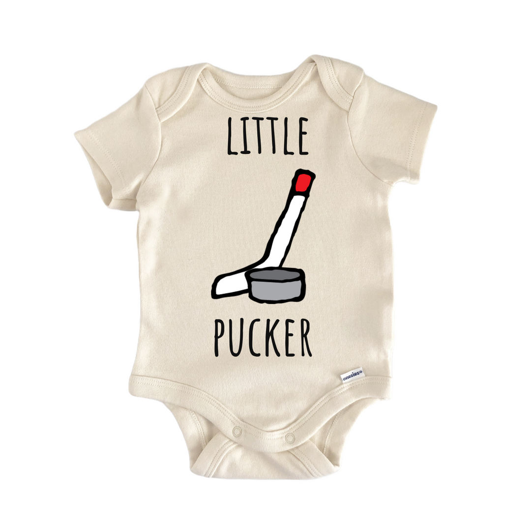 Puck Hockey Sports Ice Skate Rink Baby Gift Baby Bodysuit