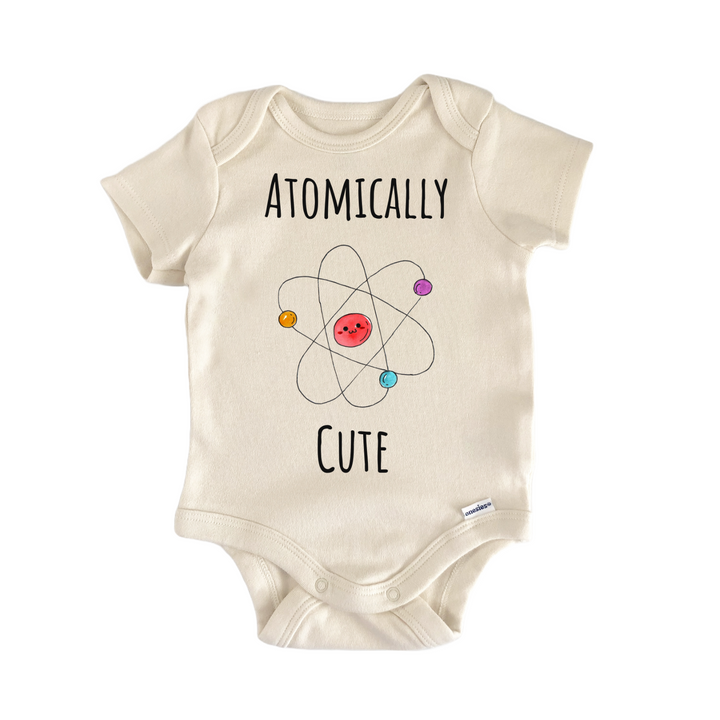 Atom Science Cute Physics Scientist Baby Gift Baby Bodysuit