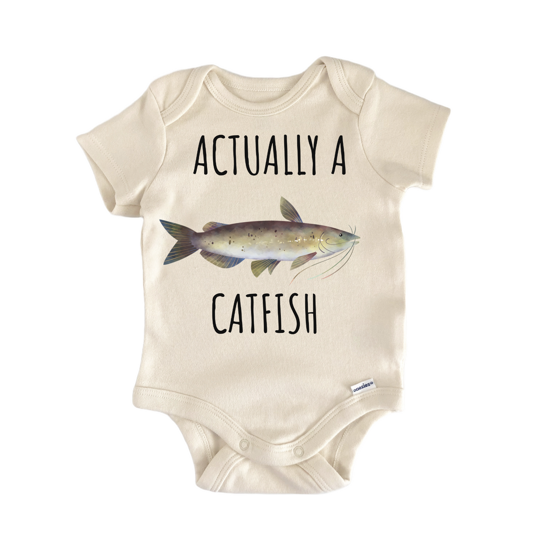 Channel Catfish Fish Freshwater Fishing Baby Gift Baby Bodysuit